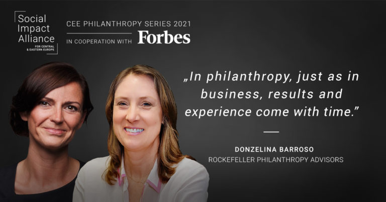 Forbes: NextGen. Philanthropy Is A Journey - Social Impact Alliance For CEE